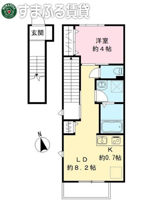 プチカーサ202の間取り
