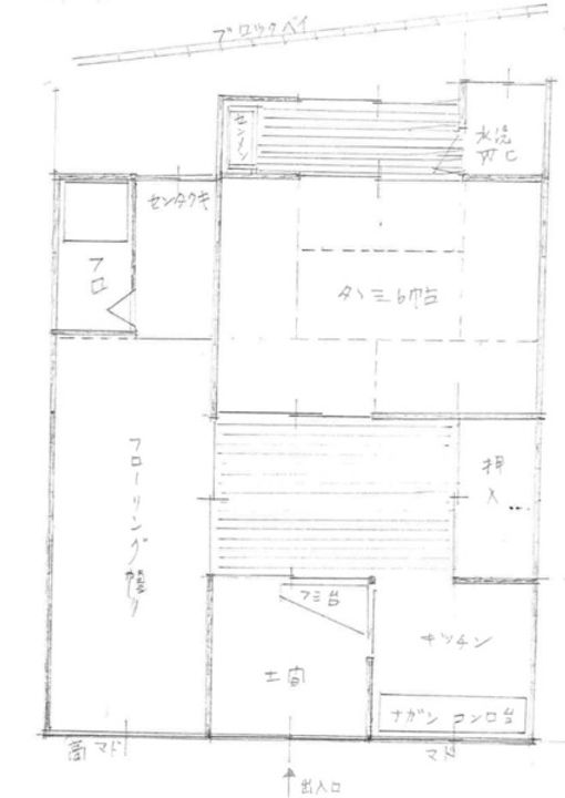 戸川住宅南棟の間取り