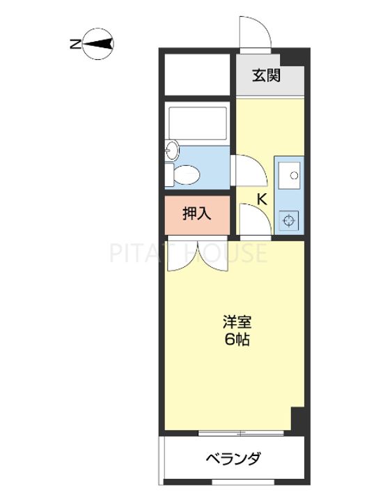 ナビハウス202の間取り