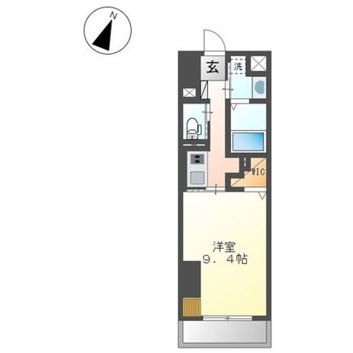 ワシンレジデンス607の間取り
