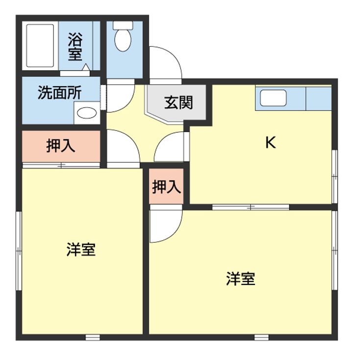 フレグランス秋桜の間取り