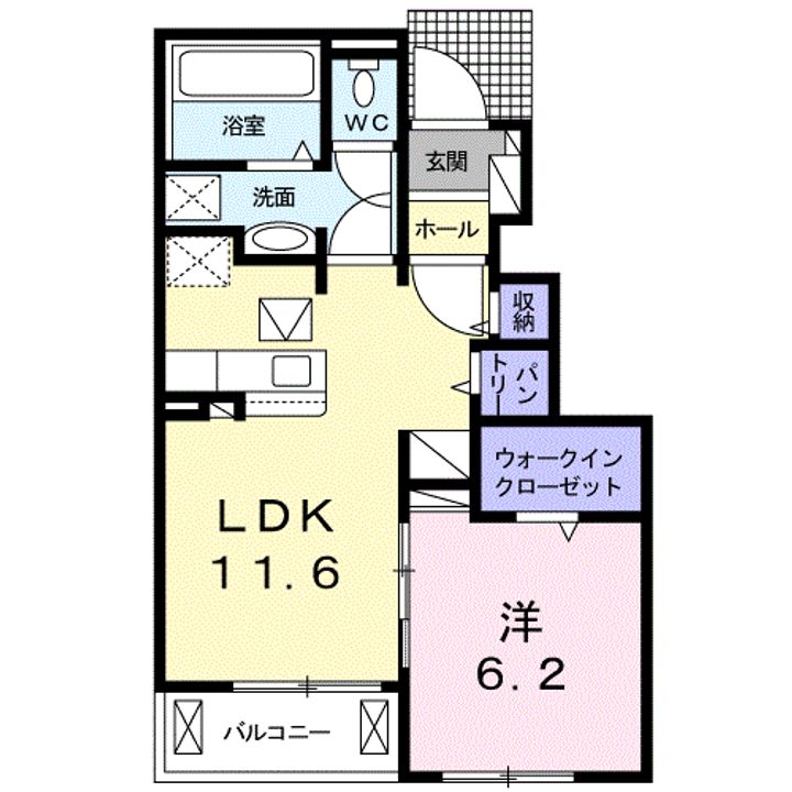 プロスペリタⅠの間取り