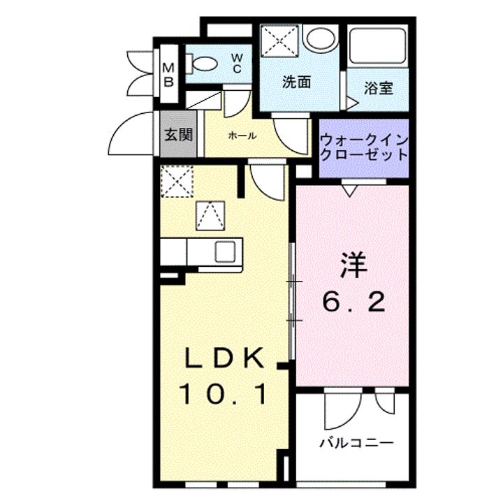 プラージュの間取り