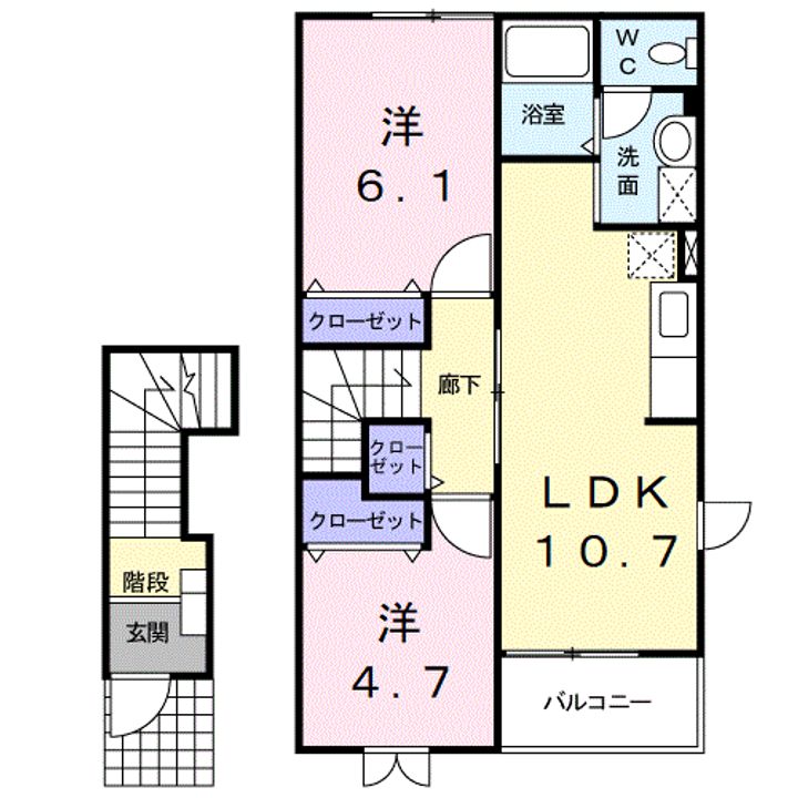 チェリークイーンの間取り