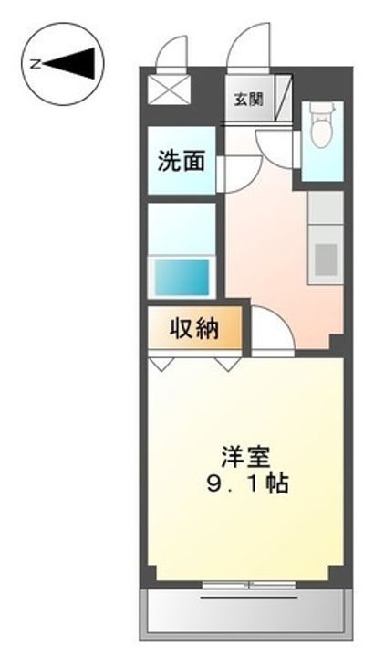 ジュニパー弘西201の間取り