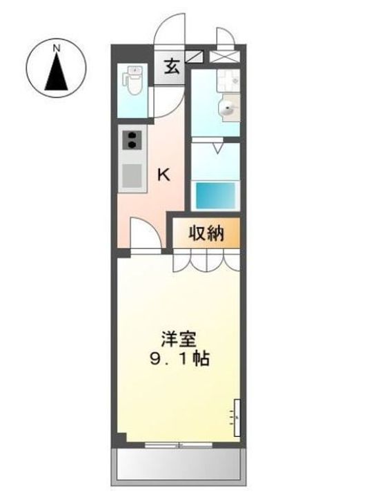 リッチ&フォース402の間取り