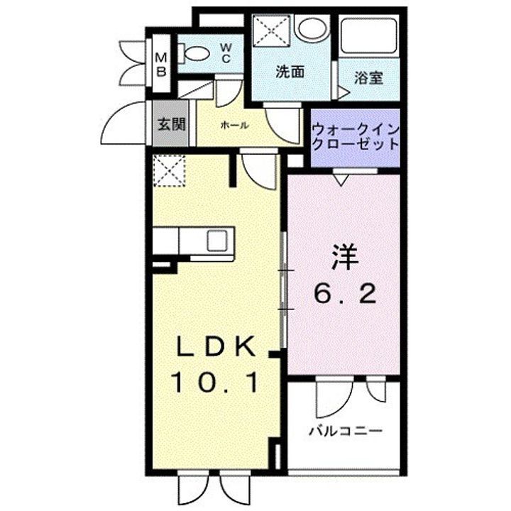 プラージュの間取り