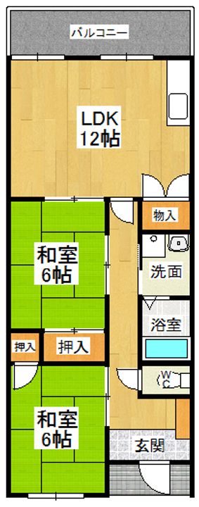 岩本ビル203の間取り