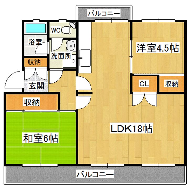 桑田園303の間取り