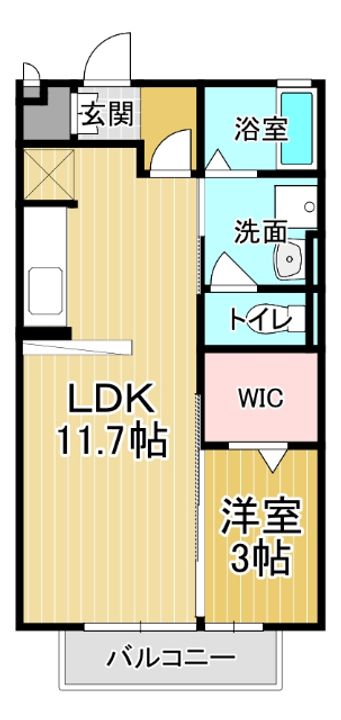 ヴィラセゾン6の間取り