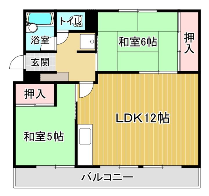 キャメルハイツ506の間取り