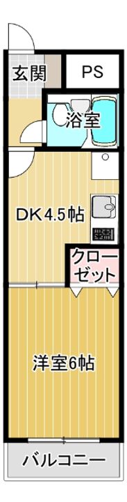 ダイアパレス鳴門1205の間取り
