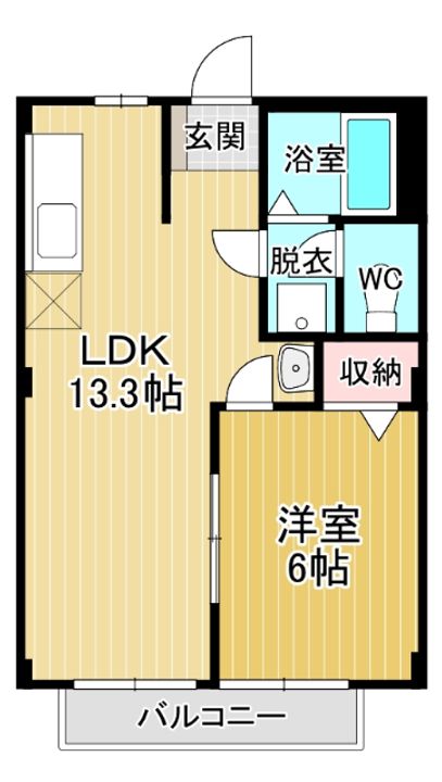 メゾン竹内の間取り