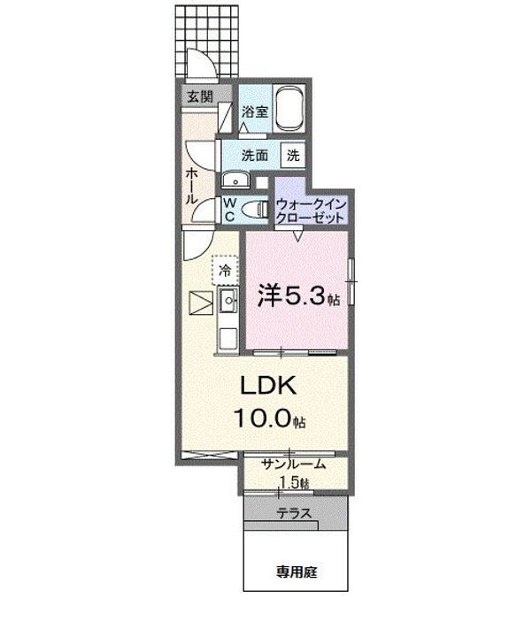 静岡県焼津市東小川3丁目(アパート)の賃貸物件の間取り