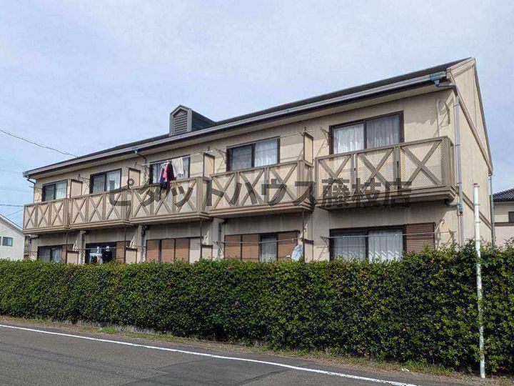 静岡県藤枝市高柳(アパート)の賃貸物件の外観