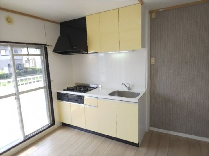 静岡県袋井市長溝(マンション)の賃貸物件102のキッチン