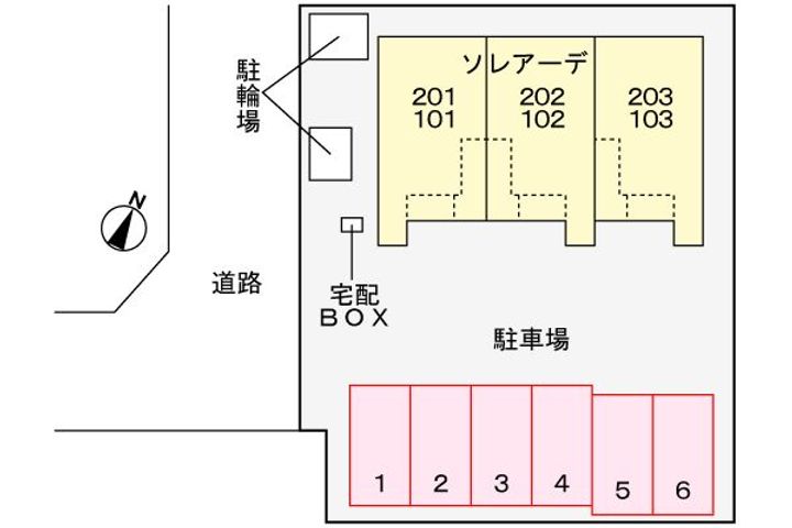 静岡県袋井市堀越5丁目(アパート)の賃貸物件201のその他画像