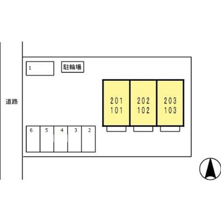 静岡県磐田市豊島(アパート)の賃貸物件201のその他画像