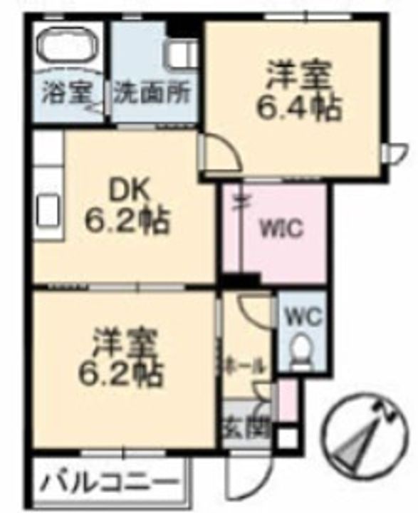 エクシード・ドミール B棟の間取り