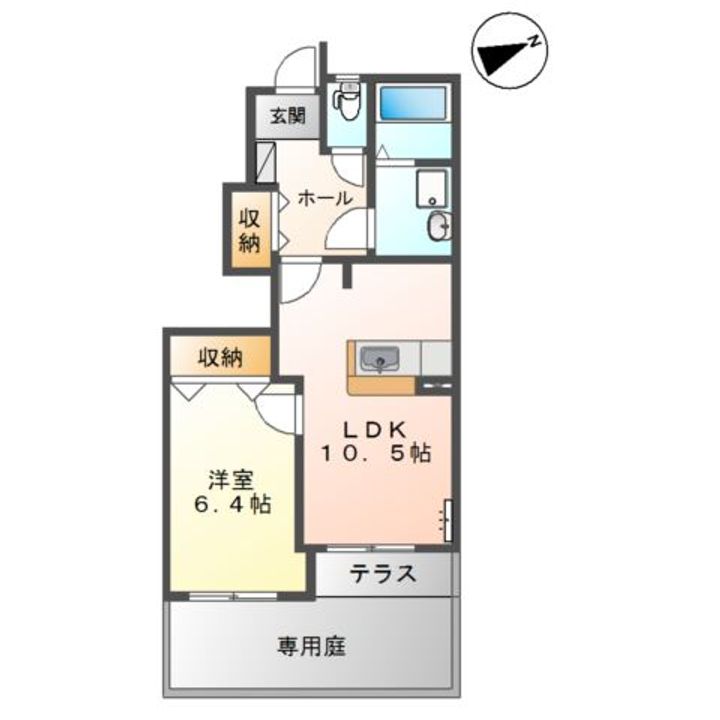 シェリールの間取り