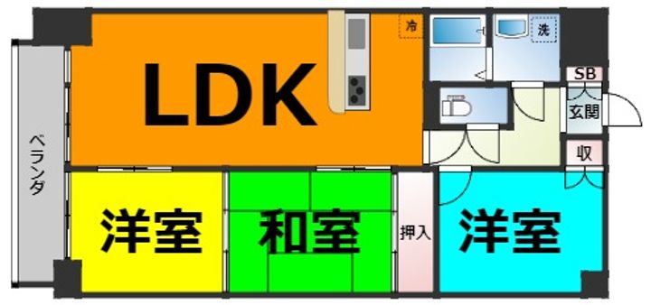 悠和苑の間取り