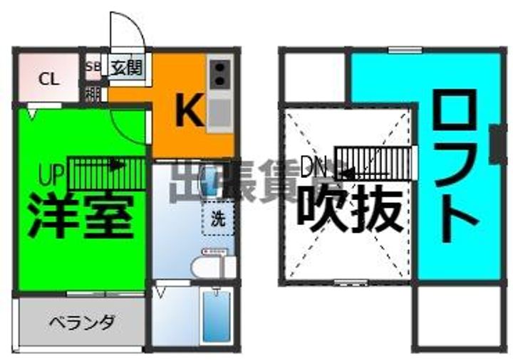 ラルーチェ庄内通の間取り
