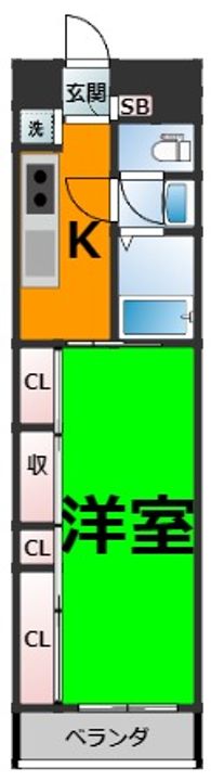 OHANA栄生の間取り