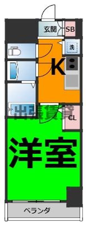 エスリード上前津テルツェの間取り