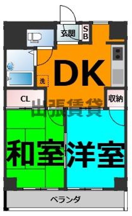 エムズハウス栄の間取り