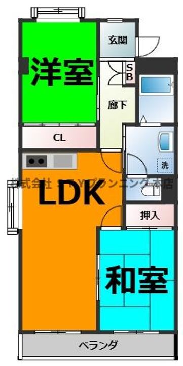 サンステージ滝の水の間取り