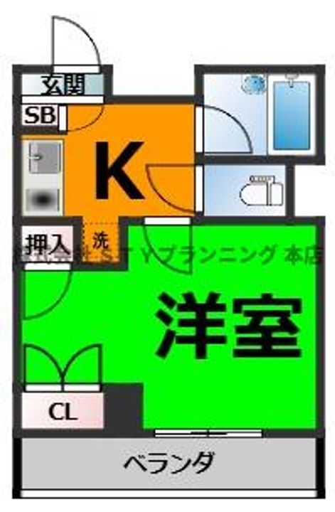 リブローネ南山の間取り