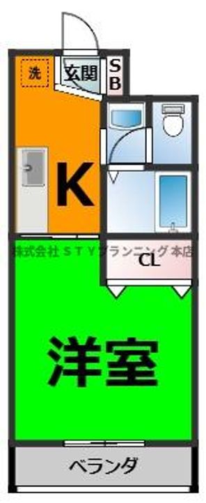 ホーメスト北原T.Mの間取り