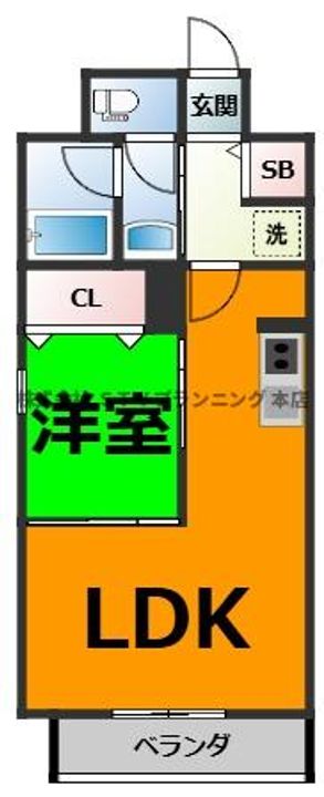 レジデンシア尾頭橋駅前の間取り