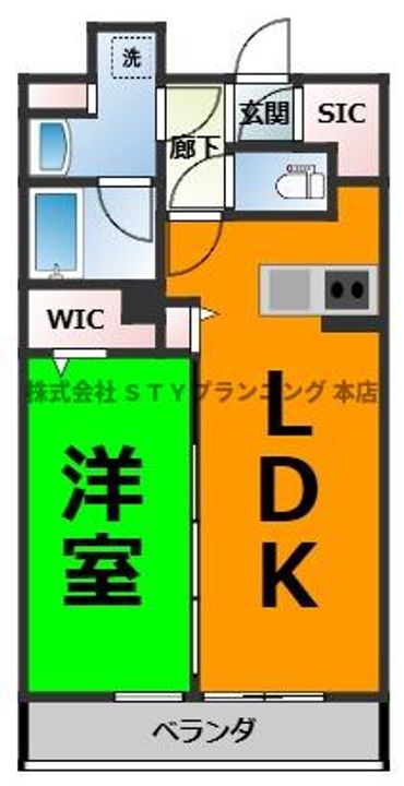 アースグランデ泉の間取り