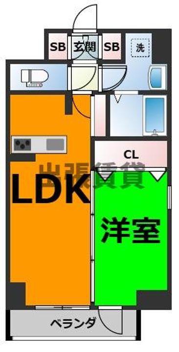 Canal Eastの間取り