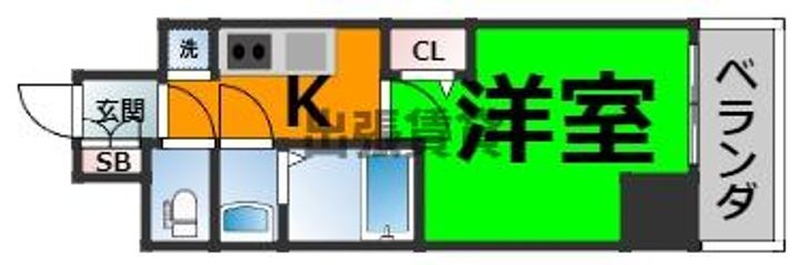プレサンス久屋大通公園セラフィの間取り