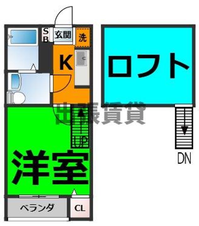 コーポLSRの間取り
