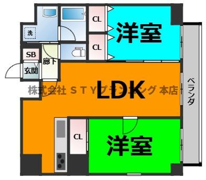 ポルタニグライーストの間取り