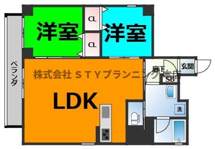 ポルタニグライーストの間取り