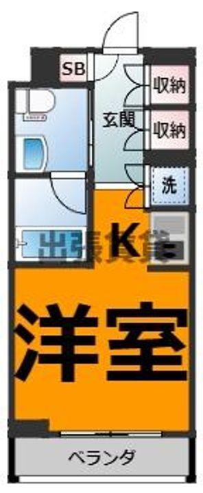 白川公園パークマンションの間取り