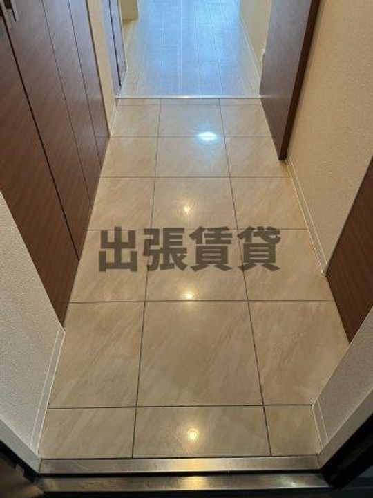 白川公園パークマンションの玄関