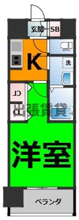 CREST TAPP平安通の間取り