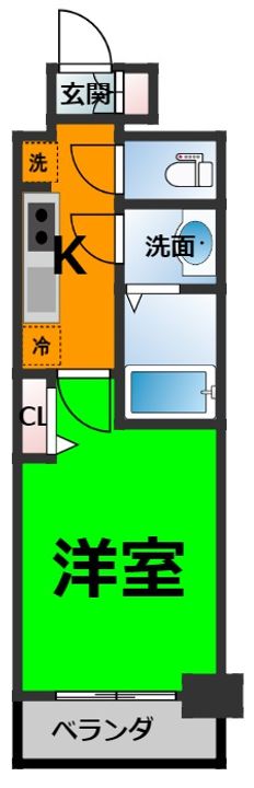 メイクスWアート今池Ⅲの間取り