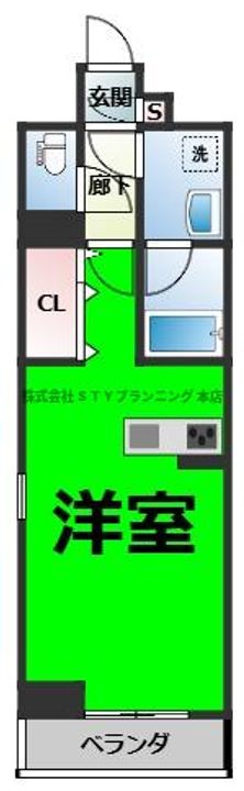 フレール上前津の間取り