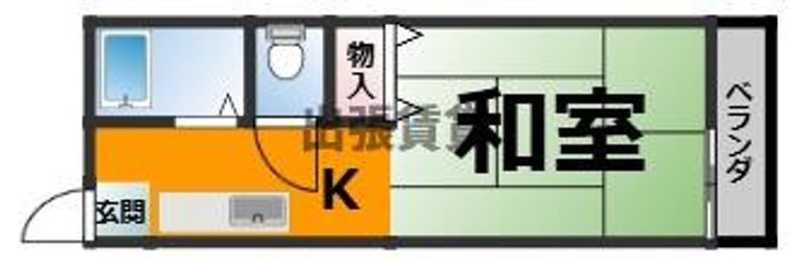 サンシティ鈴和A棟B棟の間取り