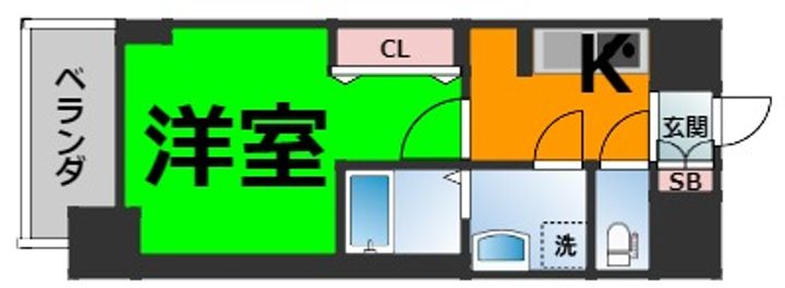 S-RESIDENCE名駅Northの間取り