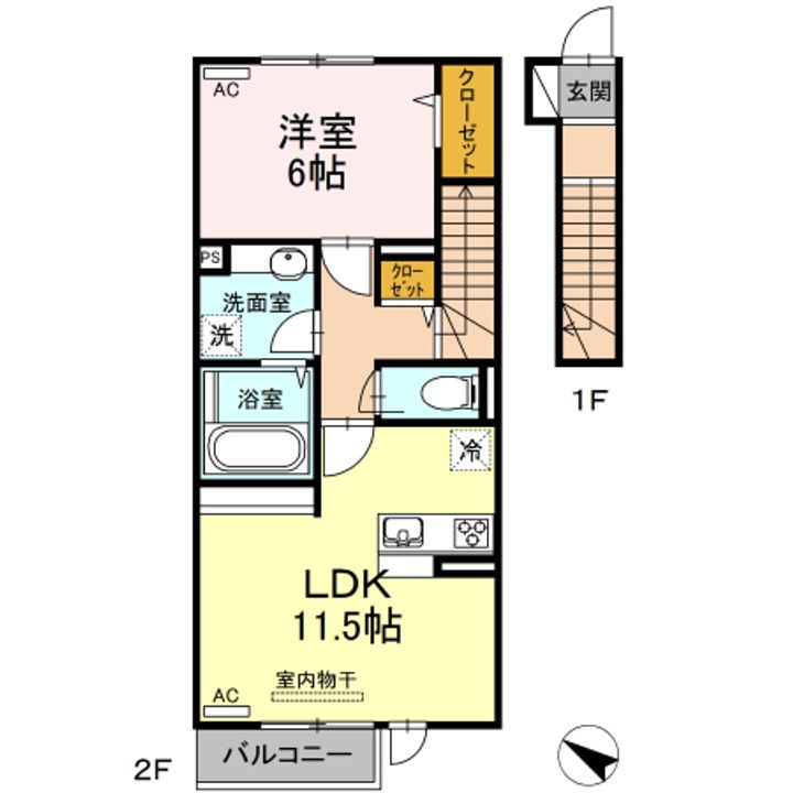 シェノア宮内の間取り