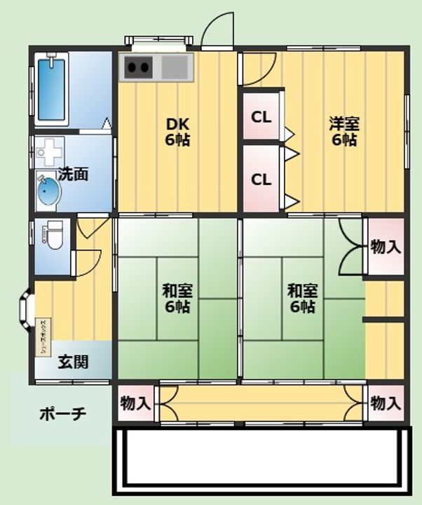 鹿児島県鹿児島市平川町(一戸建)の賃貸物件1の間取り