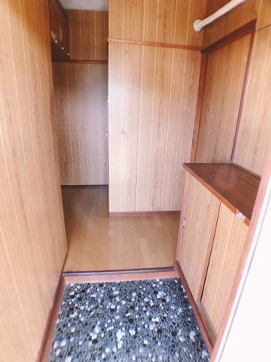 美麗コーポの玄関