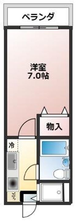 ラ・レジダンス・ド・シュペルブ106の間取り